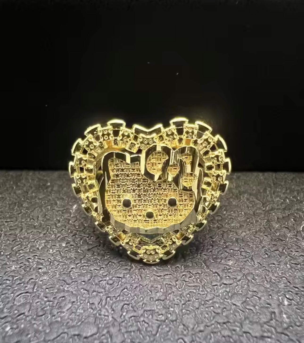 Rolex Heart Hello Kitty Ring