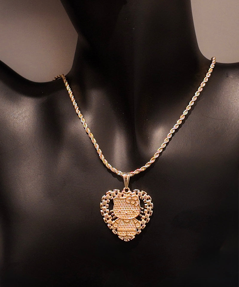 Hello Kitty Heart Nugget Necklace